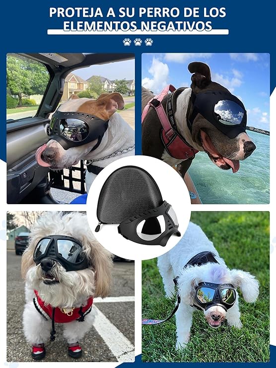 🐾 Gafas Protectoras para Perros – ¡Estilo y Seguridad al Aire Libre! 😎